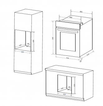 Духовой шкаф maunfeld eoem519b